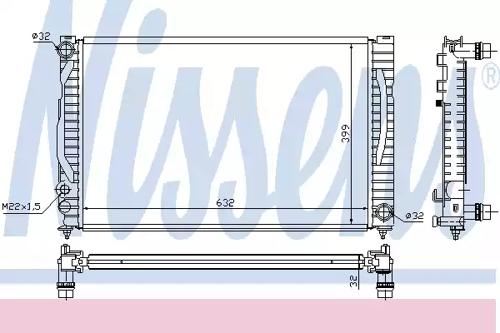 Nissens 60497 Радіатор Nissens 60497 Радіатор