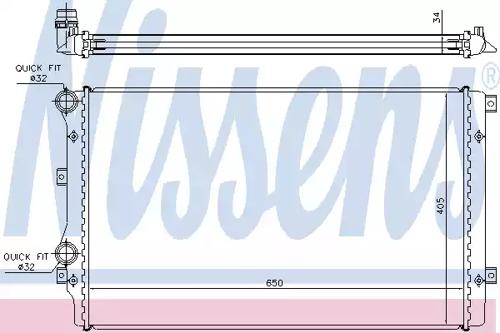 Nissens 65280A Радіатор Nissens 65280A Радіатор