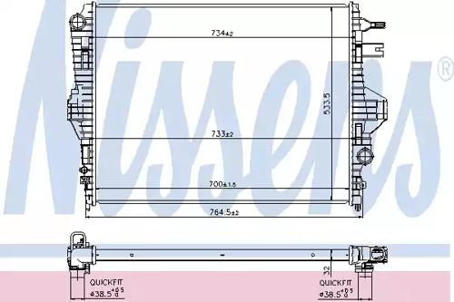 Nissens 65297 Радіатор