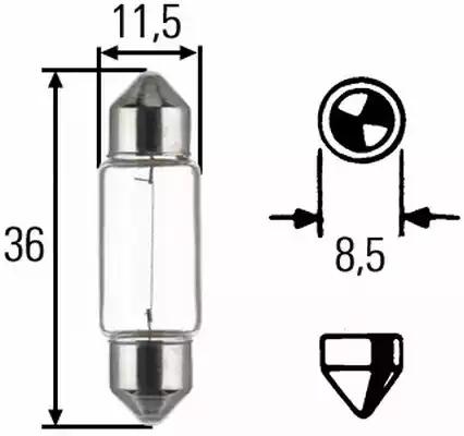 Hella 8GM 002 092-241 Bulb