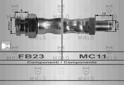 AKRON (Malo) 8354 Hose assy brake AKRON (Malo) 8354 Hose assy brake