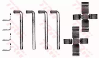 TRW PFK143 Монтажний комплект гальмівних колодок TRW PFK143 Монтажний комплект гальмівних колодок