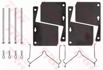 TRW PFK155 Spring set disc brake TRW PFK155 Spring set disc brake