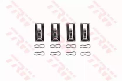 TRW PFK182 Монтажний комплект гальмівних колодок TRW PFK182 Монтажний комплект гальмівних колодок