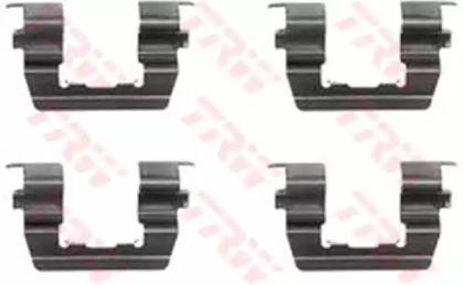TRW PFK232 Монтажний комплект гальмівних колодок TRW PFK232 Монтажний комплект гальмівних колодок