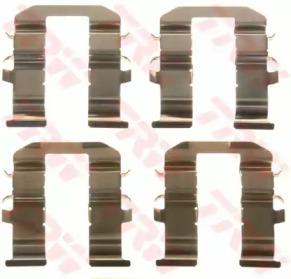 TRW PFK595 Монтажний комплект гальмівних колодок