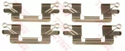 TRW PFK606 Комплект монтажный дисковых тормозных колодок TRW PFK606 Комплект монтажный дисковых тормозных колодок