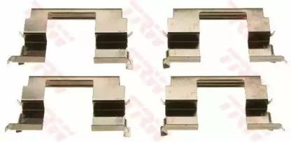 TRW PFK620 Монтажний комплект гальмівних колодок TRW PFK620 Монтажний комплект гальмівних колодок