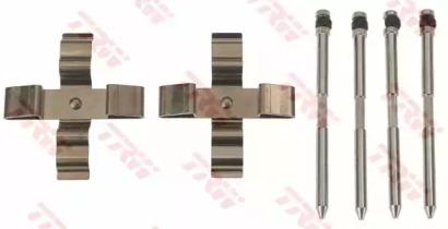 TRW PFK646 Комплект монтажный дисковых тормозных колодок TRW PFK646 Комплект монтажный дисковых тормозных колодок