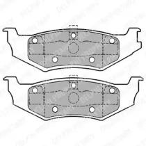 Delphi LP1162 Колодки гальмівні Delphi LP1162 Колодки гальмівні