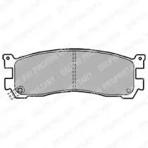 Delphi LP1189 Колодки гальмівні Delphi LP1189 Колодки гальмівні