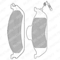 Delphi LP1299 Колодки гальмівні Delphi LP1299 Колодки гальмівні