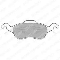 Delphi LP1315 Brake pads Delphi LP1315 Brake pads