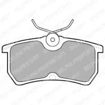 Delphi LP1316 Колодки тормозные Delphi LP1316 Колодки тормозные