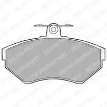 Delphi LP1409 Колодки тормозные Delphi LP1409 Колодки тормозные