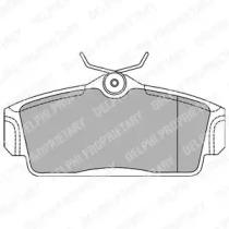 Delphi LP1435 Колодки гальмівні Delphi LP1435 Колодки гальмівні