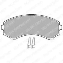 Delphi LP1462 Колодки гальмівні Delphi LP1462 Колодки гальмівні