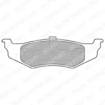 Delphi LP1515 Колодки гальмівні Delphi LP1515 Колодки гальмівні