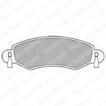 Delphi LP1523 Колодки гальмівні