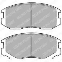 Delphi LP1594 Колодки тормозные Delphi LP1594 Колодки тормозные