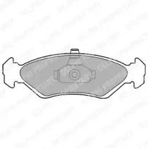 Delphi LP1603 Колодки гальмівні