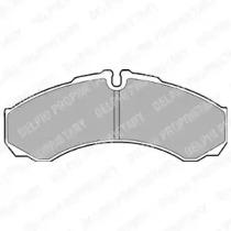 Delphi LP1616 Колодки гальмівні Delphi LP1616 Колодки гальмівні