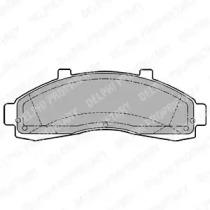 Delphi LP1625 Колодки гальмівні Delphi LP1625 Колодки гальмівні