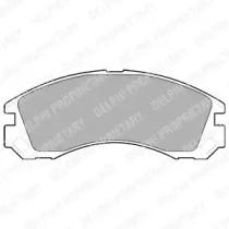 Delphi LP1628 Колодки тормозные