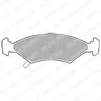 Delphi LP1630 Колодки гальмівні Delphi LP1630 Колодки гальмівні