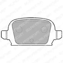 Delphi LP1677 Колодки тормозные Delphi LP1677 Колодки тормозные