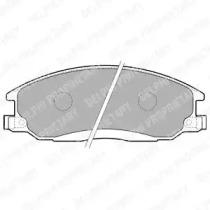 Delphi LP1743 Колодки тормозные