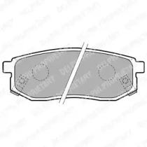 Delphi LP1771 Колодки тормозные