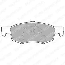 Delphi LP1796 Колодки тормозные Delphi LP1796 Колодки тормозные