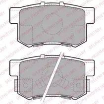 Delphi LP1972 Колодки тормозные Delphi LP1972 Колодки тормозные