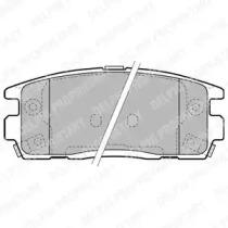 Delphi LP1988 Колодки гальмівні Delphi LP1988 Колодки гальмівні