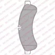 Delphi LP2063 Колодки гальмівні