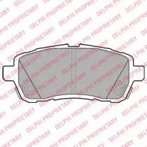 Delphi LP2069 Колодки гальмівні Delphi LP2069 Колодки гальмівні