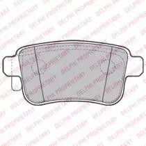 Delphi LP2126 Колодки тормозные Delphi LP2126 Колодки тормозные