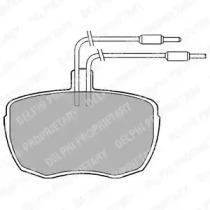 Delphi LP213 Колодки гальмівні Delphi LP213 Колодки гальмівні