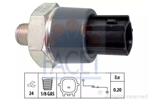 Facet 7.0166 Sensor assy oil pressure