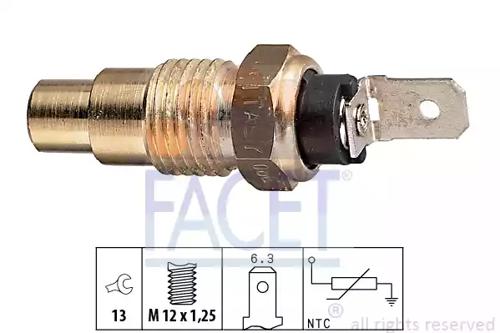 Facet 7.3078 Sensor assy temperature