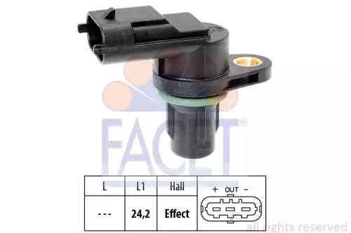 Facet 9.0651 Датчик положення колінвала Facet 9.0651 Датчик положення колінвала