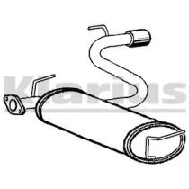 Klarius 230937 Глушник вихлопних газів кінцевий Klarius 230937 Глушник вихлопних газів кінцевий