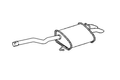Klarius AU446E Schalldaempfer Klarius AU446E Schalldaempfer