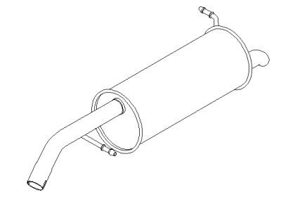 Klarius PG834W Schalldaempfer Klarius PG834W Schalldaempfer