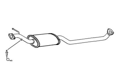 Klarius CL307G Середній глушник вихлопних газів