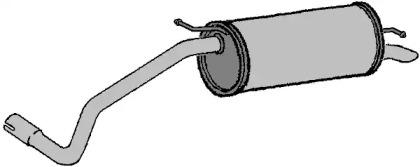 Klarius 231163 Глушник вихлопних газів кінцевий Klarius 231163 Глушник вихлопних газів кінцевий