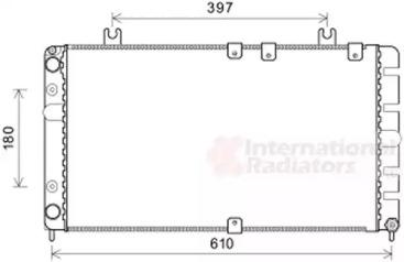 Van Wezel 26002021 Радіатор охолодження двигуна Van Wezel 26002021 Радіатор охолодження двигуна