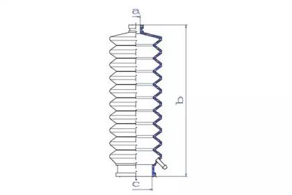 Da Silva K5045 Пыльник рулевой рейки