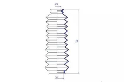Da Silva K5105 Пыльник рулевой рейки Da Silva K5105 Пыльник рулевой рейки